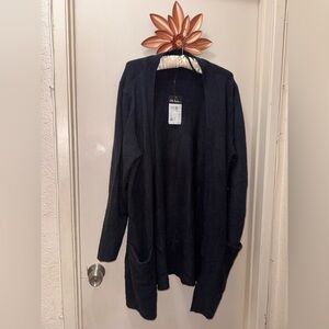 Ulla Popken Midnight Blue Cardigan dark blue